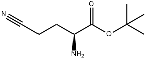 Butanoic acid, 2-amino-4-cyano-, 1,1-dimethylethyl ester, (2S)- (9CI) 结构式