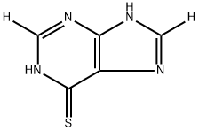 巯基嘌呤杂质20 结构式