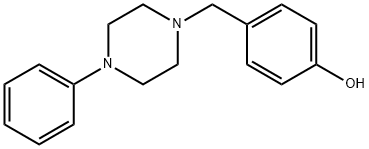 Phenol, 4-[(4-phenyl-1-piperazinyl)methyl]- 结构式