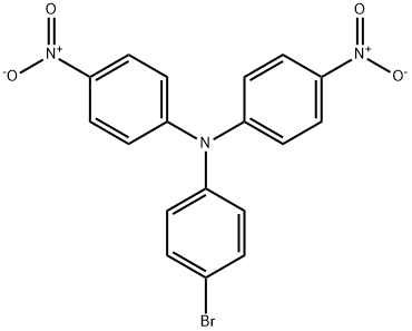 N,N-双(4-硝基苯基)-对溴苯胺 结构式