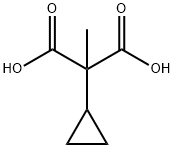2-环丙基-2-甲基丙二酸 结构式