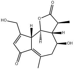 11Β,13-二氢山莴苣素 结构式