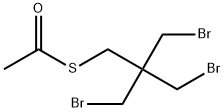 Ethanethioic acid, S-[3-bromo-2,2-bis(bromomethyl)propyl] ester 结构式