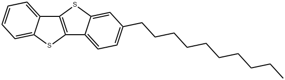 2-癸基苯并噻吩并[3,2-B][1]苯并噻吩 结构式