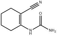 UREA, N-(2-CYANO-1-CYCLOHEXEN-1-YL)- 结构式