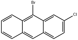 Anthracene, 9-bromo-2-chloro- 结构式