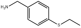 4-(乙基巯基)苯基]甲胺 结构式