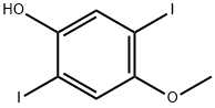 Phenol, 2,5-diiodo-4-methoxy- 结构式