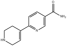 1′,2′,3′,6′-Tetrahydro[2,4′-bipyridine]-5-carboxamide 结构式