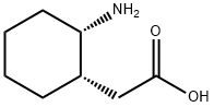 Cyclohexaneacetic acid, 2-amino-, cis- (9CI) 结构式