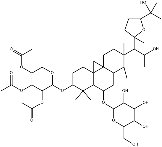 乙酰黄芪皂苷I 结构式
