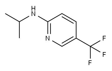 2-Pyridinamine, N-(1-methylethyl)-5-(trifluoromethyl)- 结构式