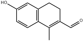 2-Naphthalenecarboxaldehyde, 3,4-dihydro-6-hydroxy-1-methyl- 结构式