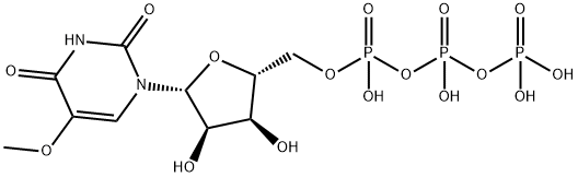 5-甲氧基尿苷-5'-三磷酸钠盐水溶液 结构式