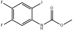 Carbamic acid, N-(4,5-difluoro-2-iodophenyl)-, methyl ester 结构式