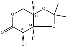 3,4-O-Isopropylidene-D-arabinonic acid δ-lactone 结构式