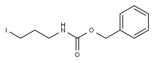 Carbamic acid, N-(3-iodopropyl)-, phenylmethyl ester 结构式