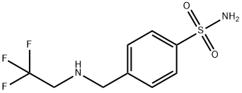 4-{[(2,2,2-三氟乙基)氨基]甲基}苯-1-磺酰胺 结构式