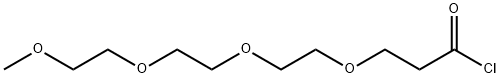 4,7,10,13-Tetraoxatetradecanoyl chloride 结构式