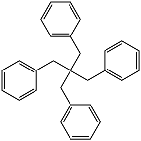 Benzene, 1,1'-[2,2-bis(phenylmethyl)-1,3-propanediyl]bis- (9CI) 结构式