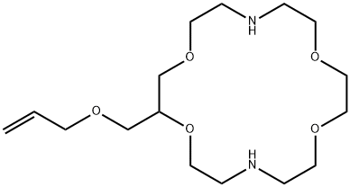 1,4,10,13-Tetraoxa-7,16-diazacyclooctadecane, 2-[(2-propen-1-yloxy)methyl]- 结构式