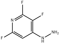 2,3,6-三氟-4-肼基吡啶 结构式