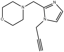 4-{[1-(prop-2-yn-1-yl)-1H-imidazol-2-yl]methyl}morpholine 结构式