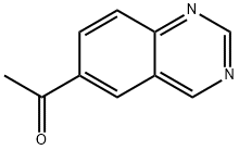 1-(喹唑啉-6-基)乙烷-1-酮 结构式