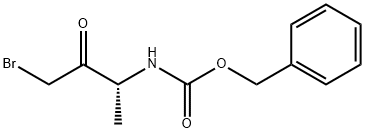 Carbamic acid, N-[(1R)-3-bromo-1-methyl-2-oxopropyl]-, phenylmethyl ester 结构式