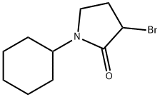 2-Pyrrolidinone, 3-bromo-1-cyclohexyl- 结构式