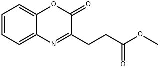 2H-1,4-Benzoxazine-3-propanoic acid, 2-oxo-, methyl ester 结构式