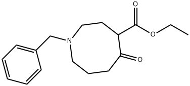 4-Azocinecarboxylic acid, octahydro-5-oxo-1-(phenylmethyl)-, ethyl ester 结构式