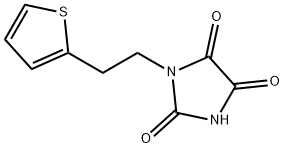 1-[2-(噻吩-2-基)乙基]咪唑烷-2,4,5-三酮 结构式