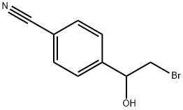 4-(2-bromo-1-hydroxyethyl)benzonitrile 结构式