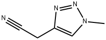 1H-1,2,3-Triazole-4-acetonitrile, 1-methyl- 结构式