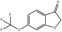 6-(trifluoromethoxy)benzofuran-3(2H)-one 结构式