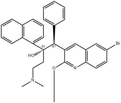 贝达喹啉杂质 结构式