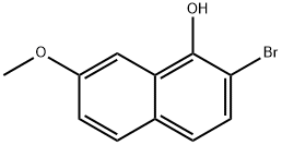 1-Naphthalenol, 2-bromo-7-methoxy- 结构式