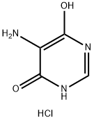 5-氨基-4,6-二羟基嘧啶盐酸盐 结构式