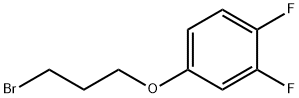 Benzene, 4-(3-bromopropoxy)-1,2-difluoro- 结构式