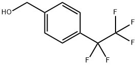 (4-(全氟乙基)苯基)甲醇 结构式
