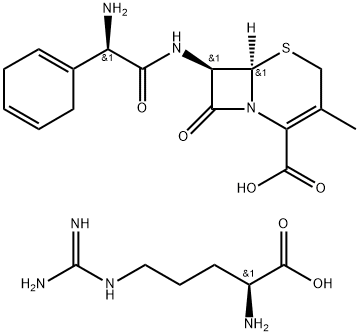 Cephradine L-arginine 结构式