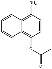 4-氨基萘-1-基 乙酸酯 结构式