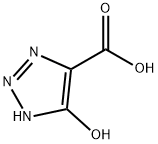 5-羟基-1H-1,2,3-三唑-4-羧酸 结构式