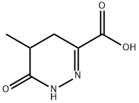 3-Pyridazinecarboxylic acid, 1,4,5,6-tetrahydro-5-methyl-6-oxo- 结构式