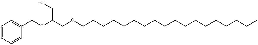 1-Propanol, 3-(octadecyloxy)-2-(phenylmethoxy)- 结构式