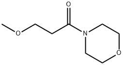 1-Propanone, 3-methoxy-1-(4-morpholinyl)- 结构式