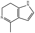 1H-Pyrrolo[3,2-c]pyridine, 6,7-dihydro-4-methyl- 结构式