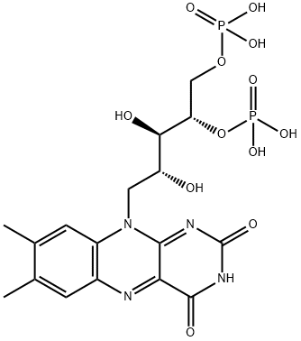核黄素4′,5′-二磷酸酯 结构式