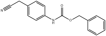 Benzyl N-[4-(cyanomethyl)phenyl]carbamate 结构式